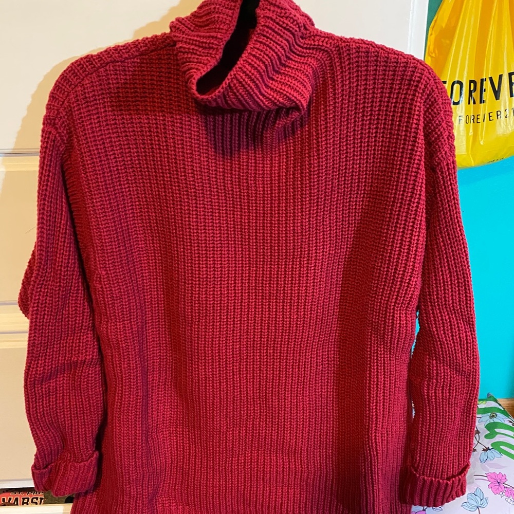 american eagle oversized turtleneck sweater